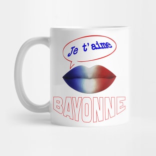 JE TAIME FRENCH KISS BAYONNE Mug